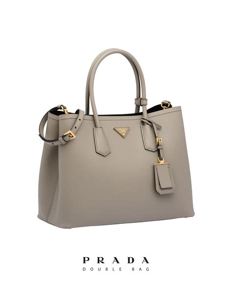 borsa prada saffiano bianca|Prada Double Saffiano Leather Tote Bag .